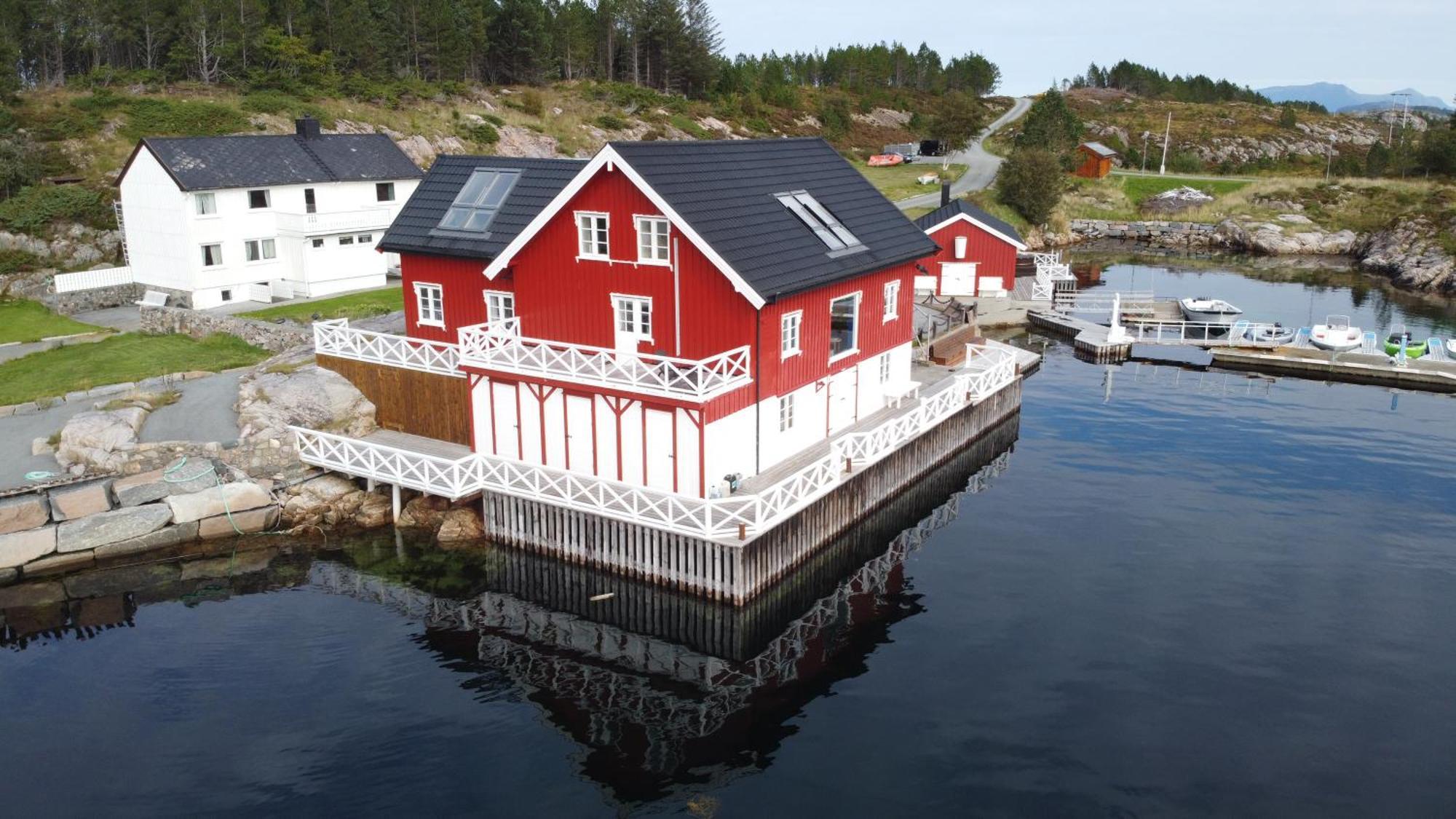 Ferienwohnung Atlantic Road Seaside Housing Litlrossoya Exterior foto