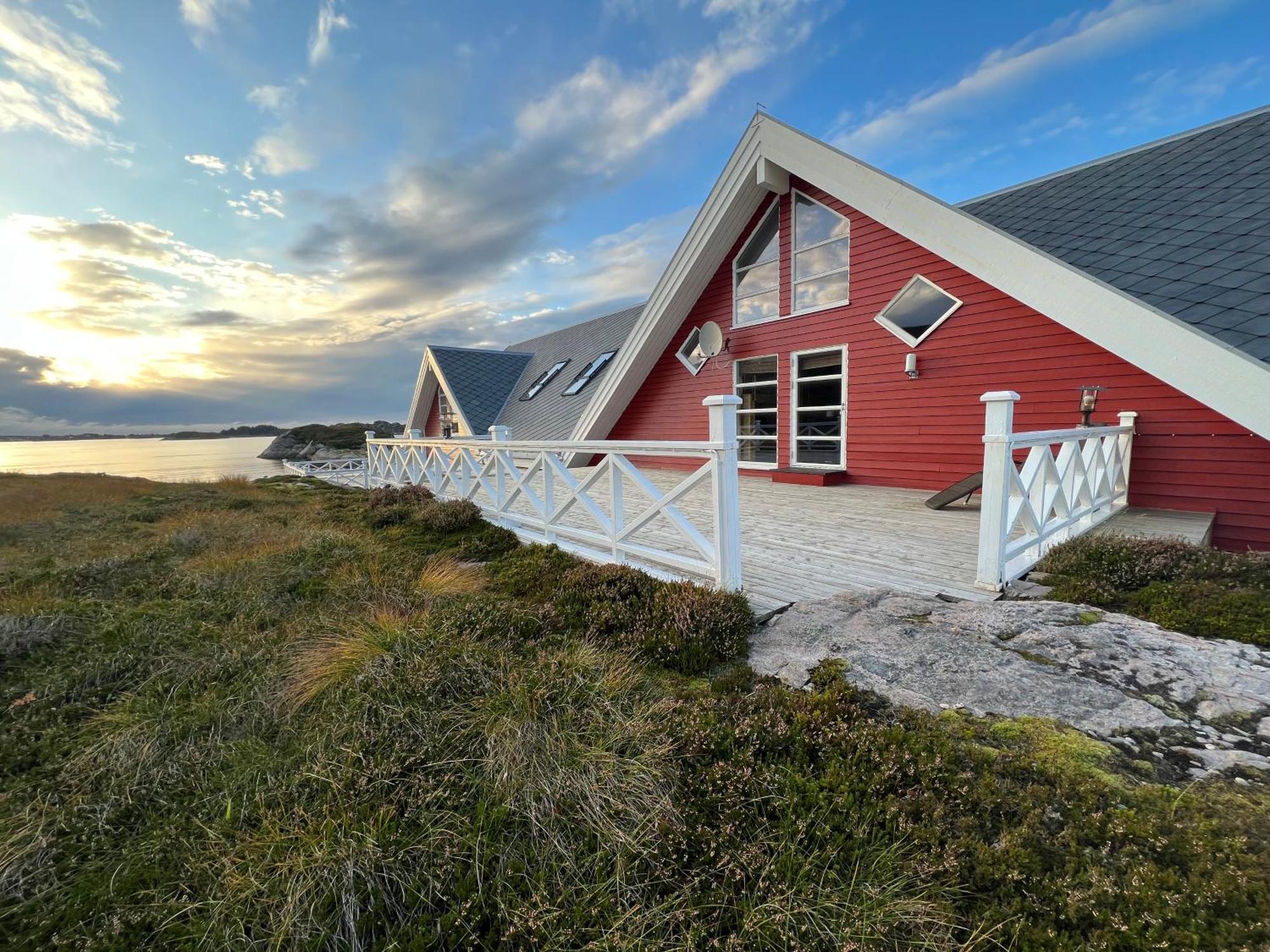 Ferienwohnung Atlantic Road Seaside Housing Litlrossoya Exterior foto