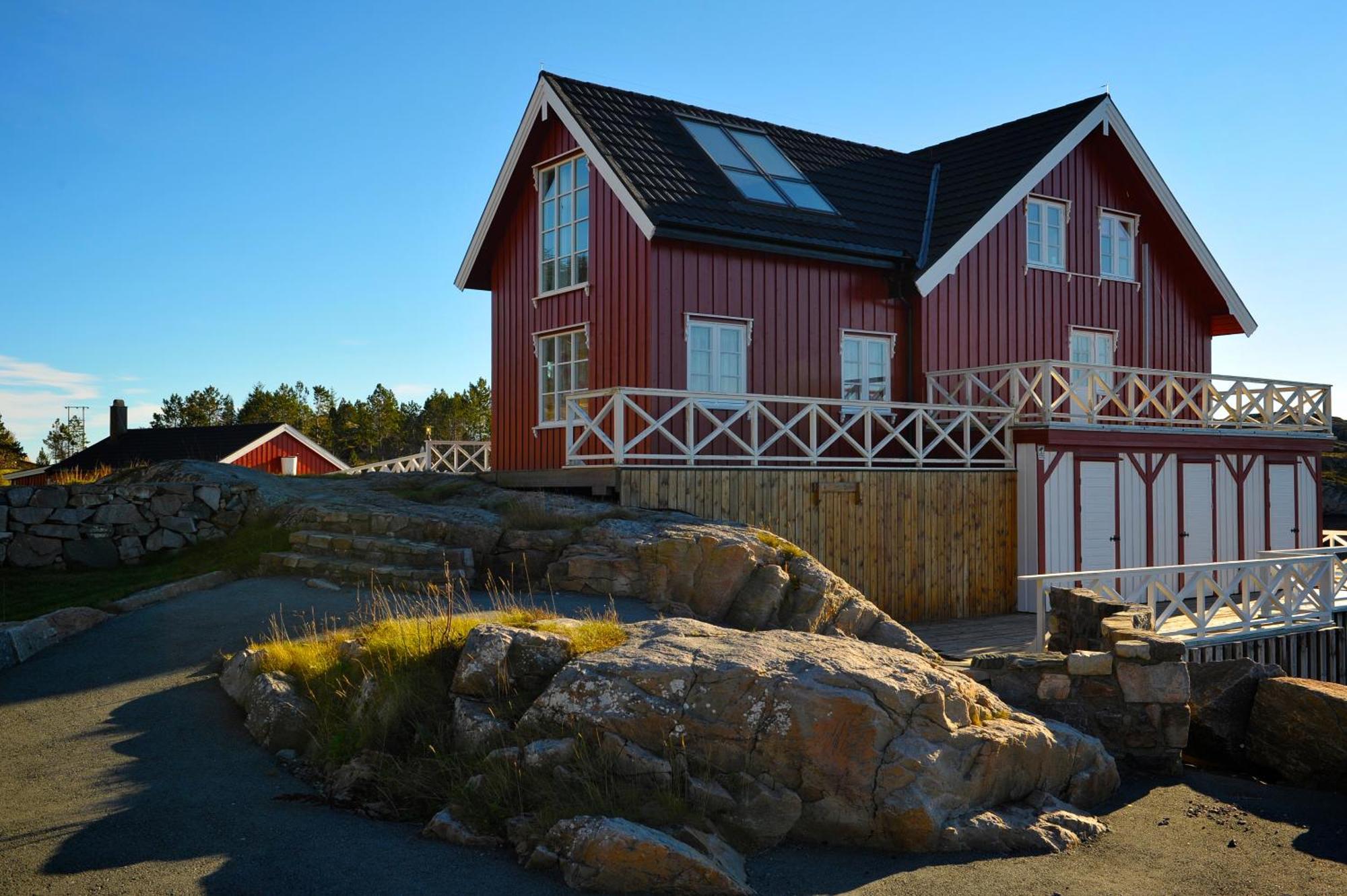 Ferienwohnung Atlantic Road Seaside Housing Litlrossoya Exterior foto